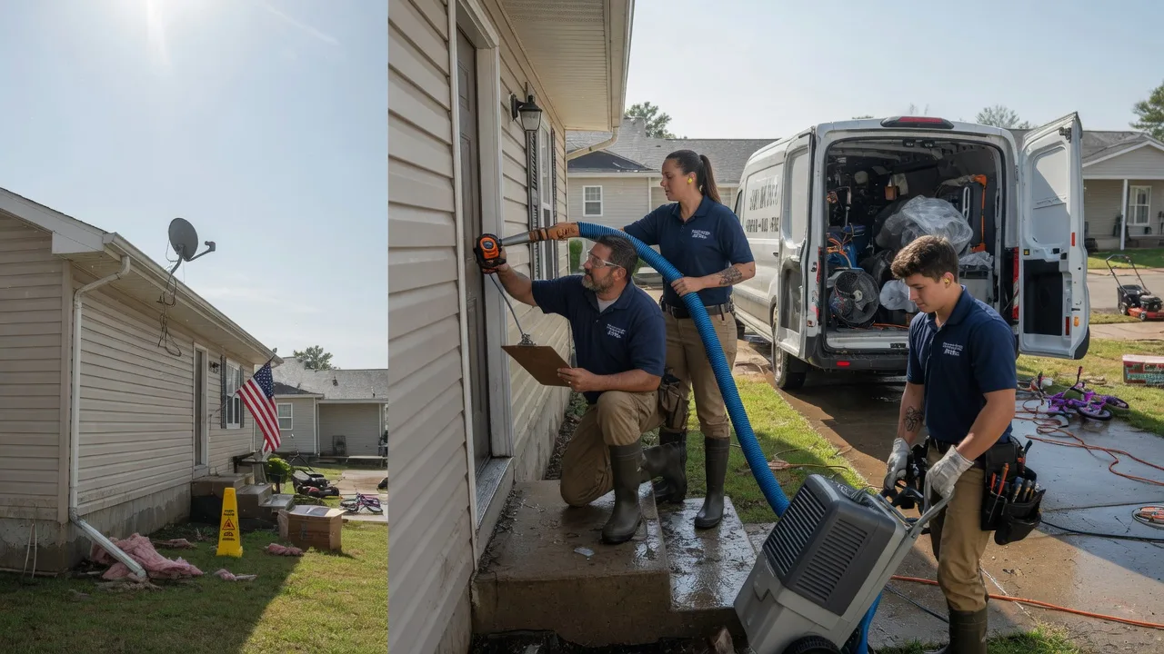 Ceiling Water Damage Restoration in Gillett, TX near me