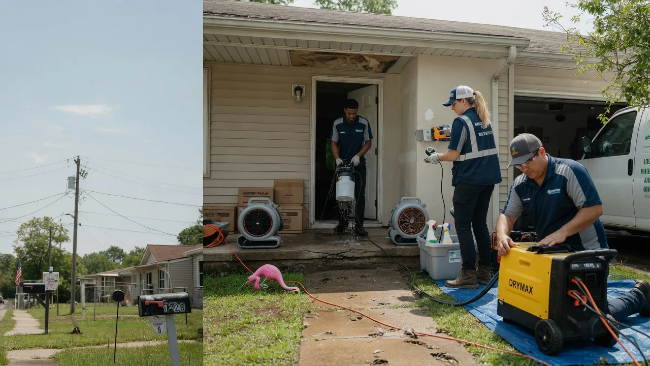 Storm Damage Water Removal in Gillett, TX near me